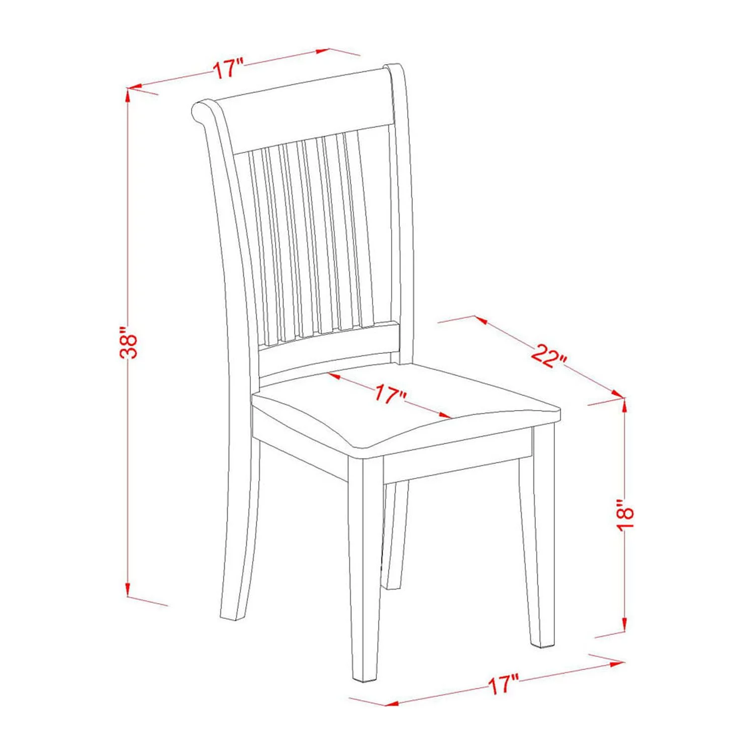 East West Furniture DLPO5-SBR-C 5 PC Kitchen Table set-small Kitchen Table-plus 4 dinette Chairs