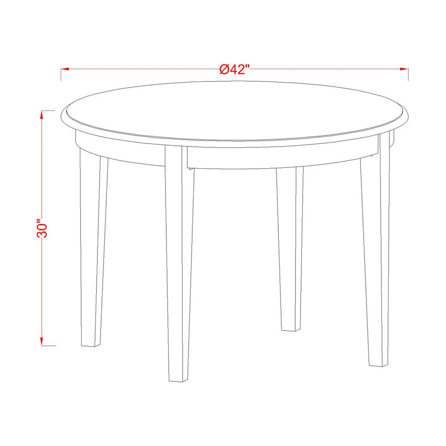 HomeStock 5-Piece Kitchen Beachy Boho Dining Table Set - Radiant Selections