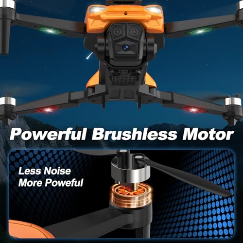GPS Drone with 4K Camera 4.5" LCD RC Screen for Adults,Follow me Drone Professional Auto Return Home Circle Fly