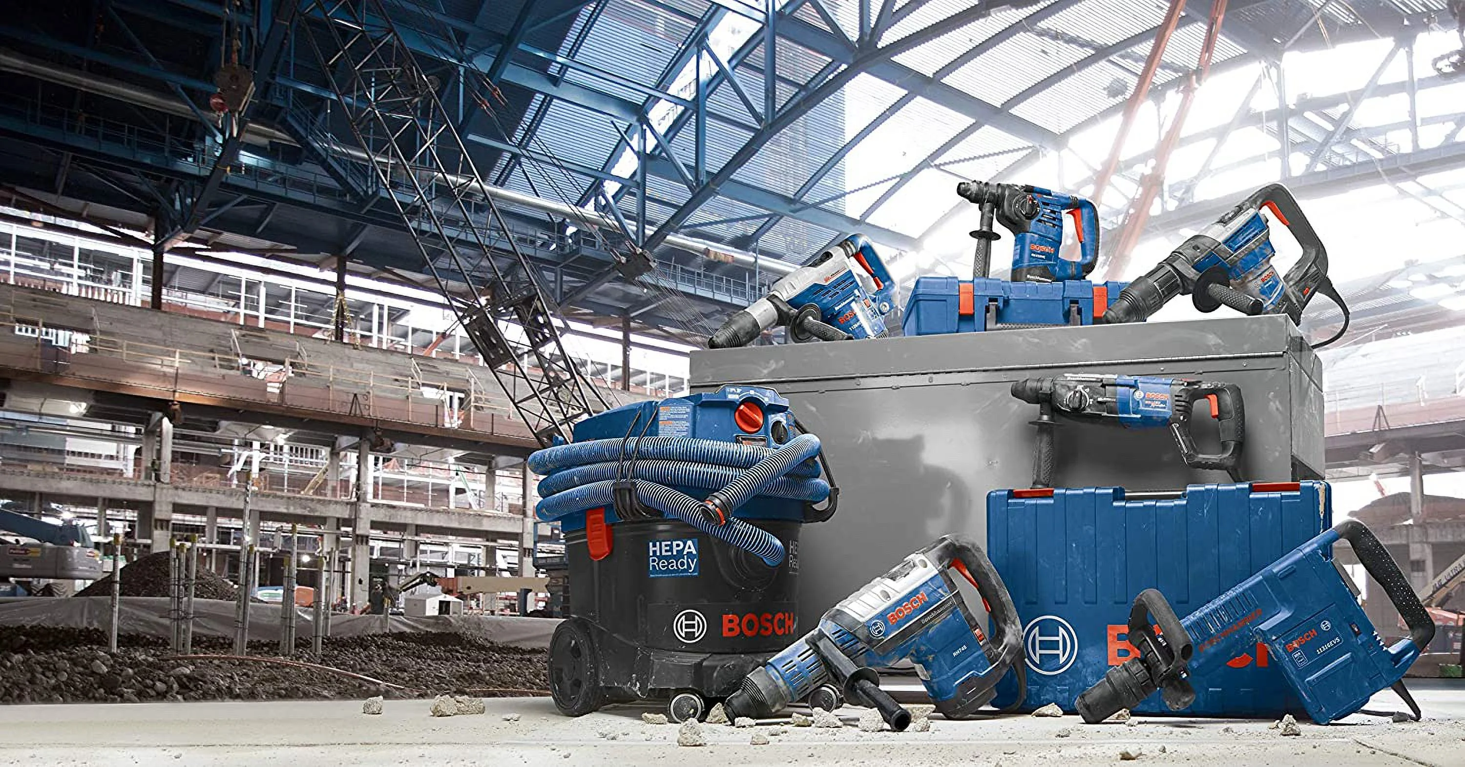 Bosch GBH2-28L SDS Plus Bulldog Xtreme Max 8.5 Amp 1-1/8 Inch Rotary Hammer