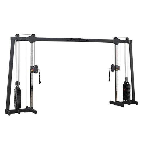 Body-Solid (GDCC250B) Cable Crossover Exercise Machine for Home & Light Commercial Gym