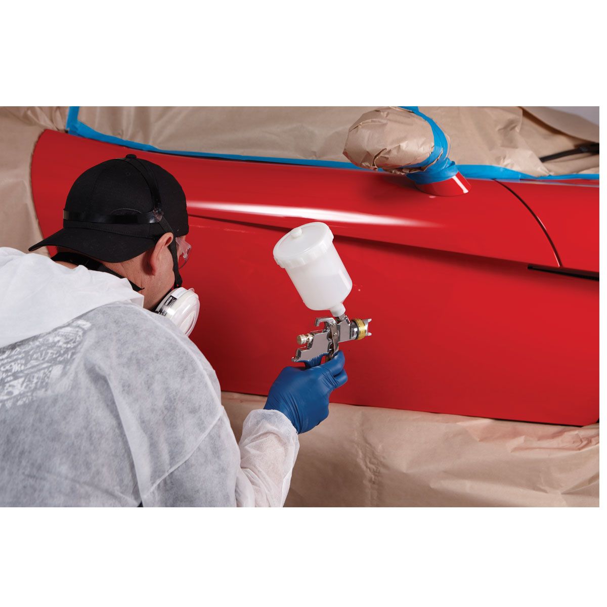 CENTRAL PNEUMATIC 20 oz. HVLP Gravity-Feed Air Spray Gun