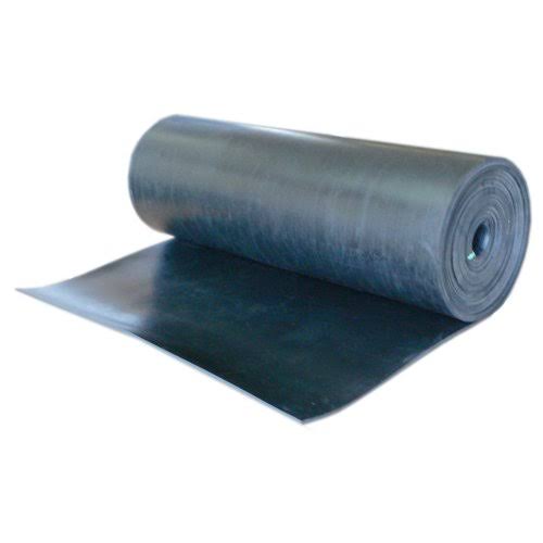 Rubber-Cal 20-111 Nitrile Sheets -60A- 1/8x22 x 3 ft W x 18 ft L - Black