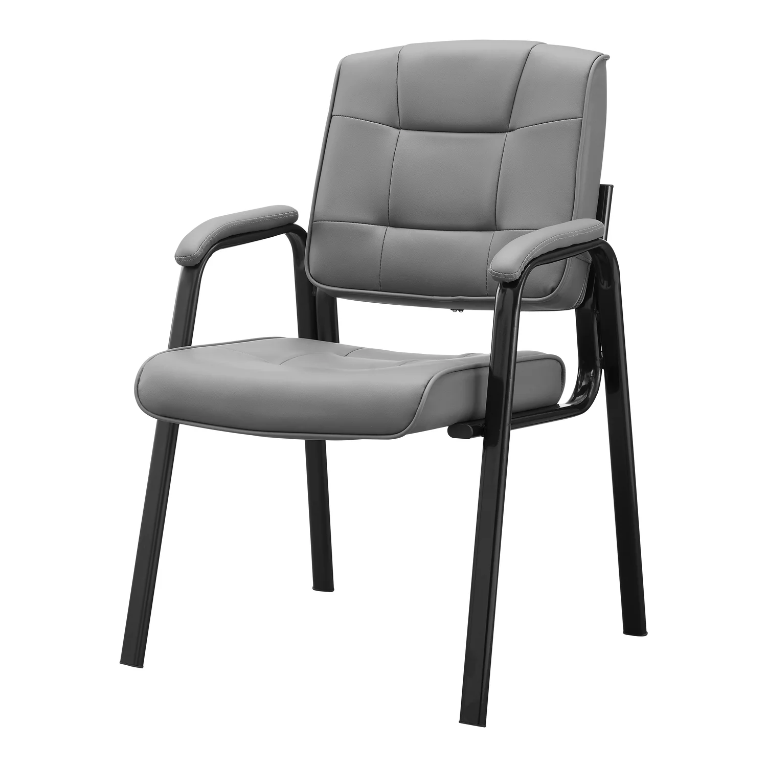 Naomi Home Executive Office Guest Chair-Fabric:Gray