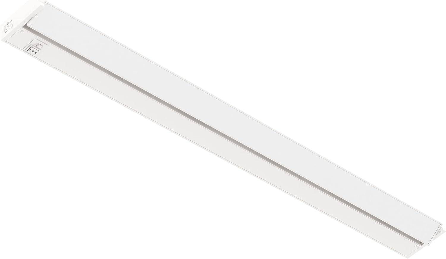 GetInLight 3 Color Levels Swivel LED Under Cabinet Light, Glass Cover, Dimmable, Hardwired/Plug-in, Warm White(2700K), Soft White(3000K)