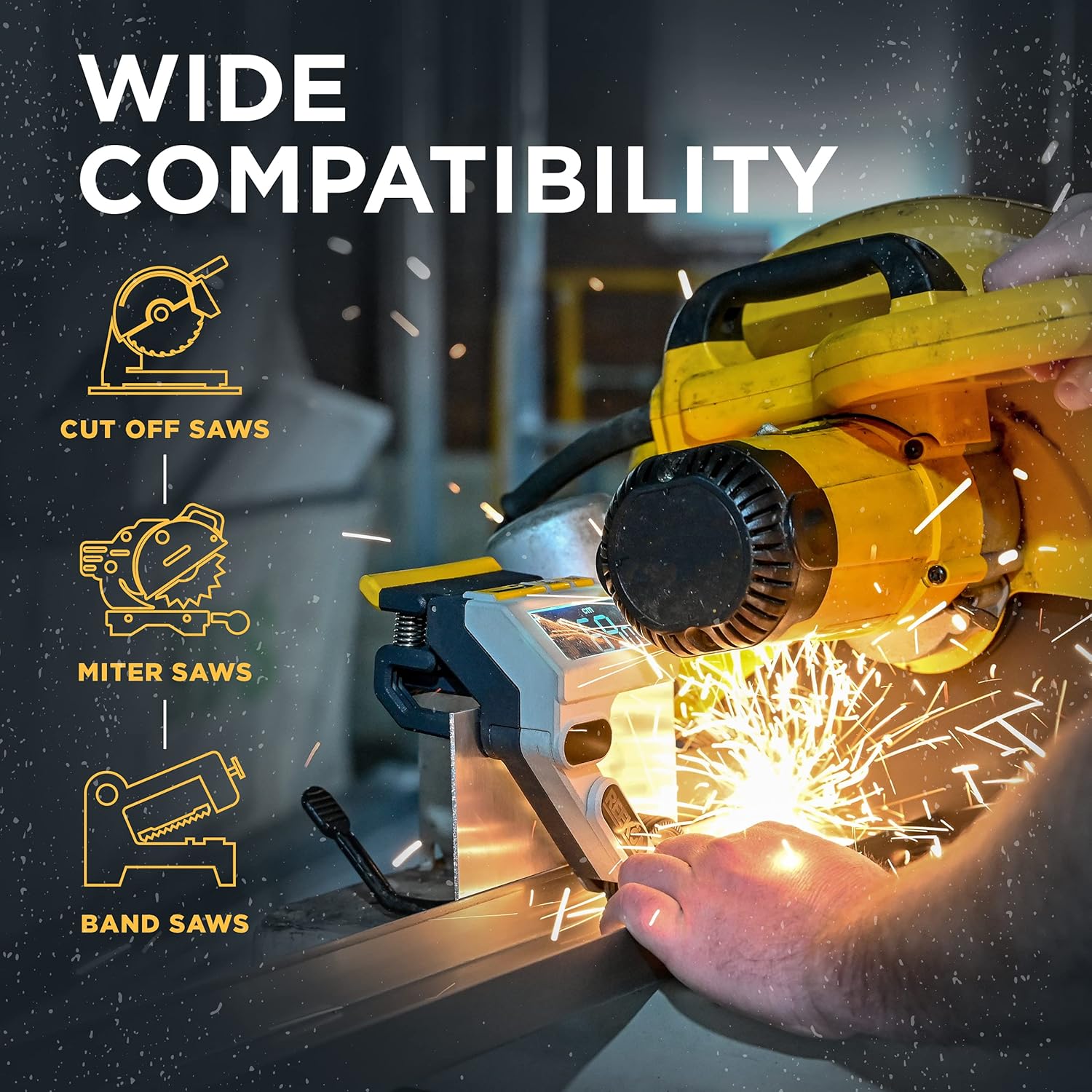 REEKON M1 Caliber Measuring Tool for Miter, Chop, and Band Saws �C Eliminates Need to Measure & Mark Materials, Reduces Cut Time and Increases Safety