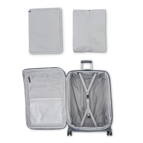 Samsonite Elevation Plus 22-Inch Carry-On - Expandable Softside Spinner Luggage - Cypress Green