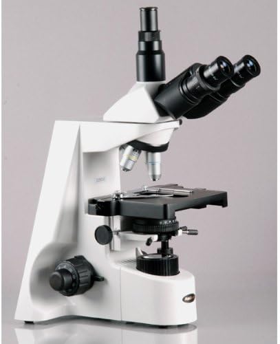 AmScope T690C-M Digital Trinocular Compound Microscope, 40X-2500X Magnification, WH10x and WH25x Super-Widefield Eyepieces, Infinity Objectives
