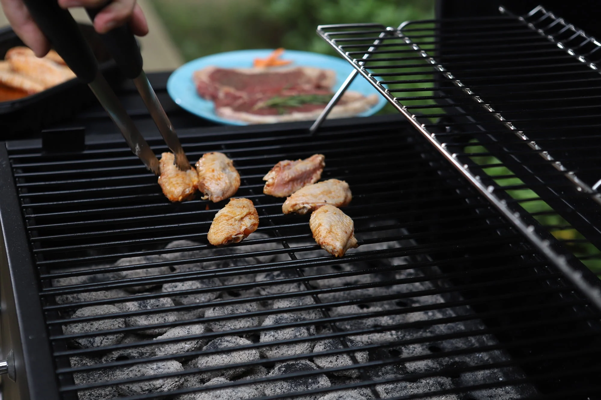 MF Studio 34'' Charcoal Grill Extra Large Portable BBQ  Grill, Black