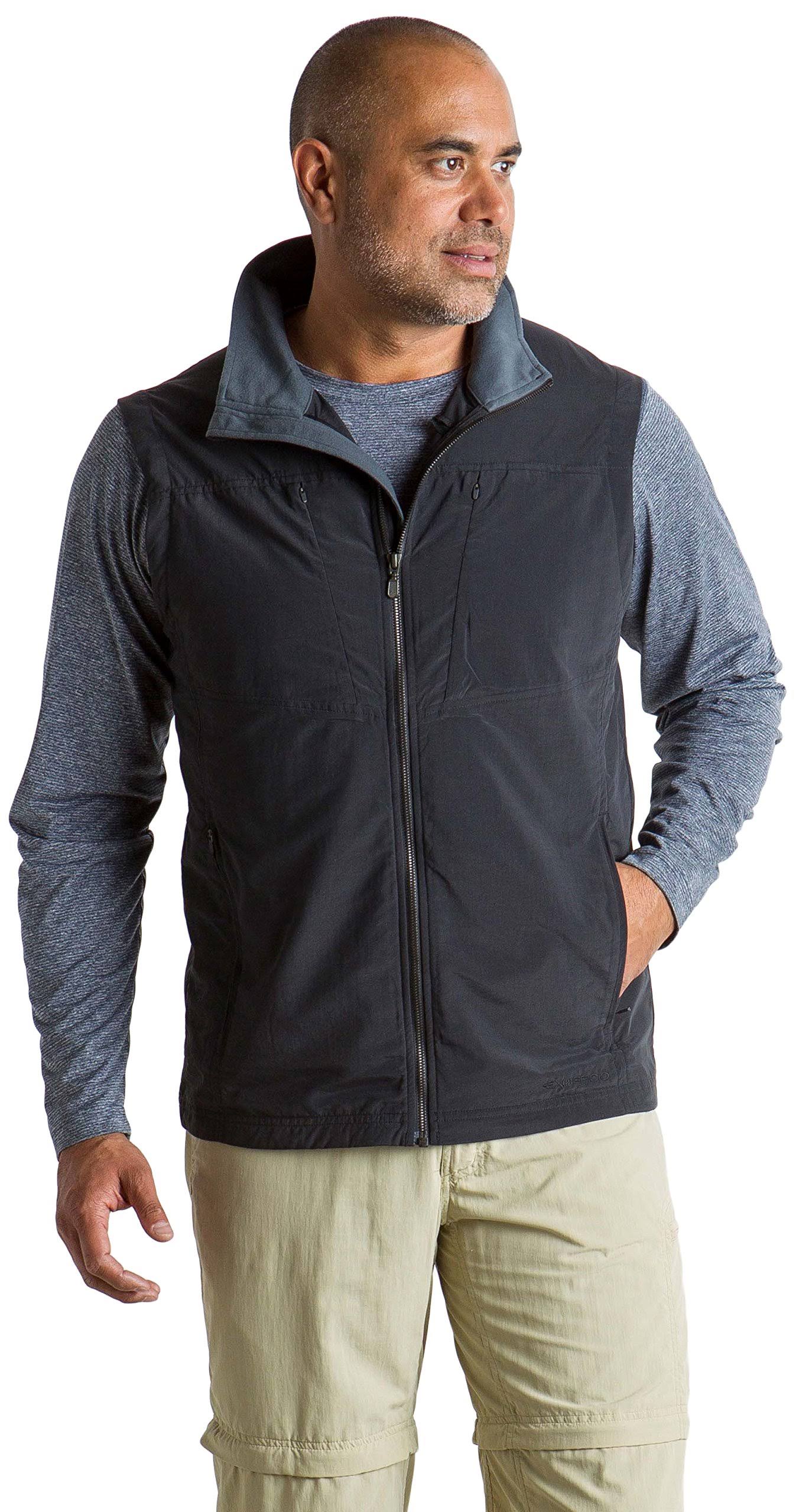 ExOfficio Men&s Sol Cool FlyQ Vest - L - Black
