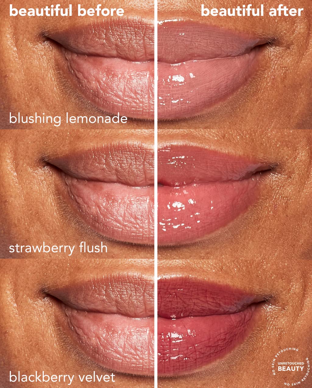 TULA Skin Care Lip SOS - Lip Treatment Balm that Plumps, Smooths & Hydrates lips with a Glossy Tint, Nude Pink, Rose Pink, Sunset Berry, 3 count