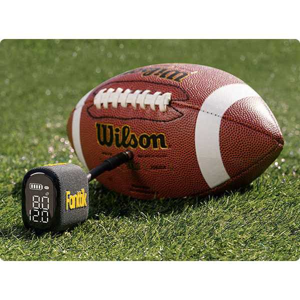 Fanttik X8/X9 Nano Electric Ball Pump for Sports Balls, Portable Fast Inflation with Precise Pressure Gauge and LED Display