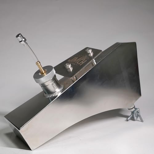 JMCHSTORE Stainless Steel Mini Bike Gas Fuel Tank for Montser Mega moto MMB80 105cc, for Coleman RB100 Realtree RT100