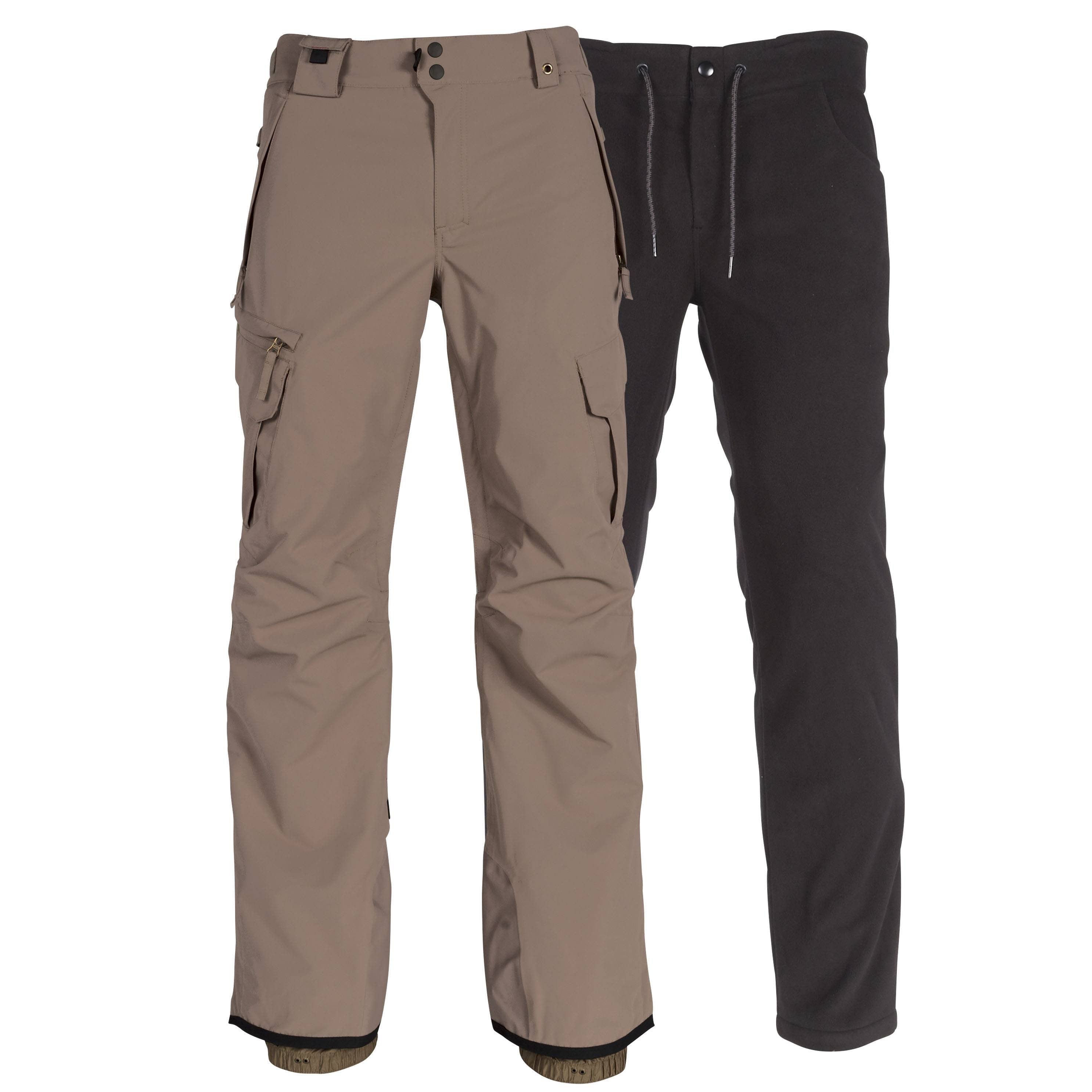 686 Men&s Smarty 3-in-1 Cargo Pant - Khaki - XL