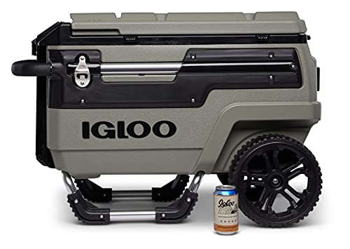 Igloo Trailmate Journey 70Qt Wheeled Cooler, Insulated Hard Shell Ice Chest
