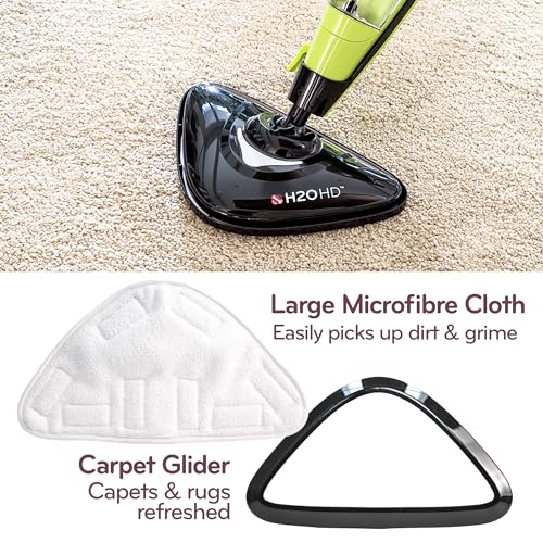 H2O HD DUALBLAST Steam Mop and Handheld Steam Cleaner For Floor Cleaning, Hardwood Floors, Grout Cleaner, Upholstery Cleaner, Tiles and Carpets