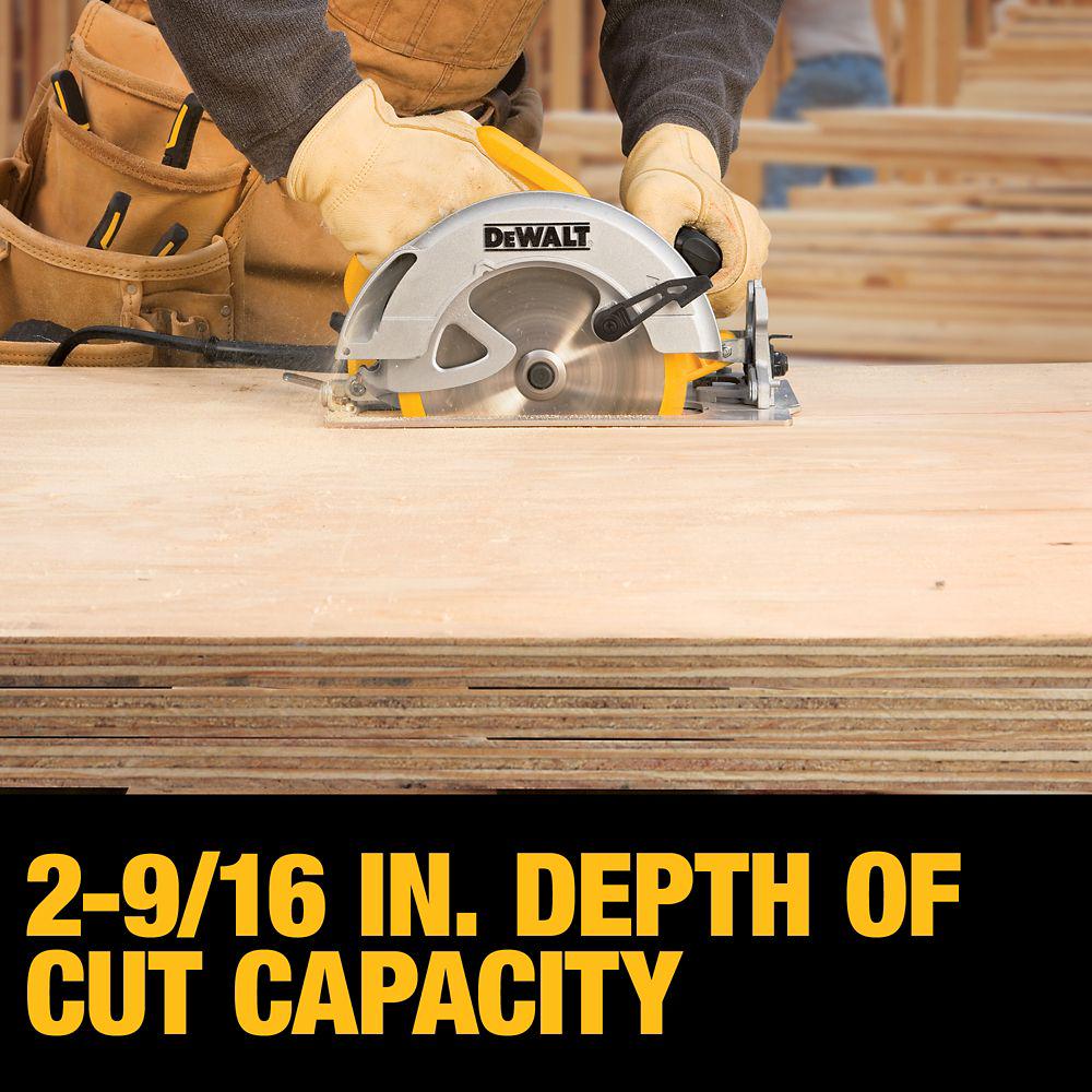 DeWALT DWE575 15A Corded 7-1/4 in. Lightweight Circular Saw