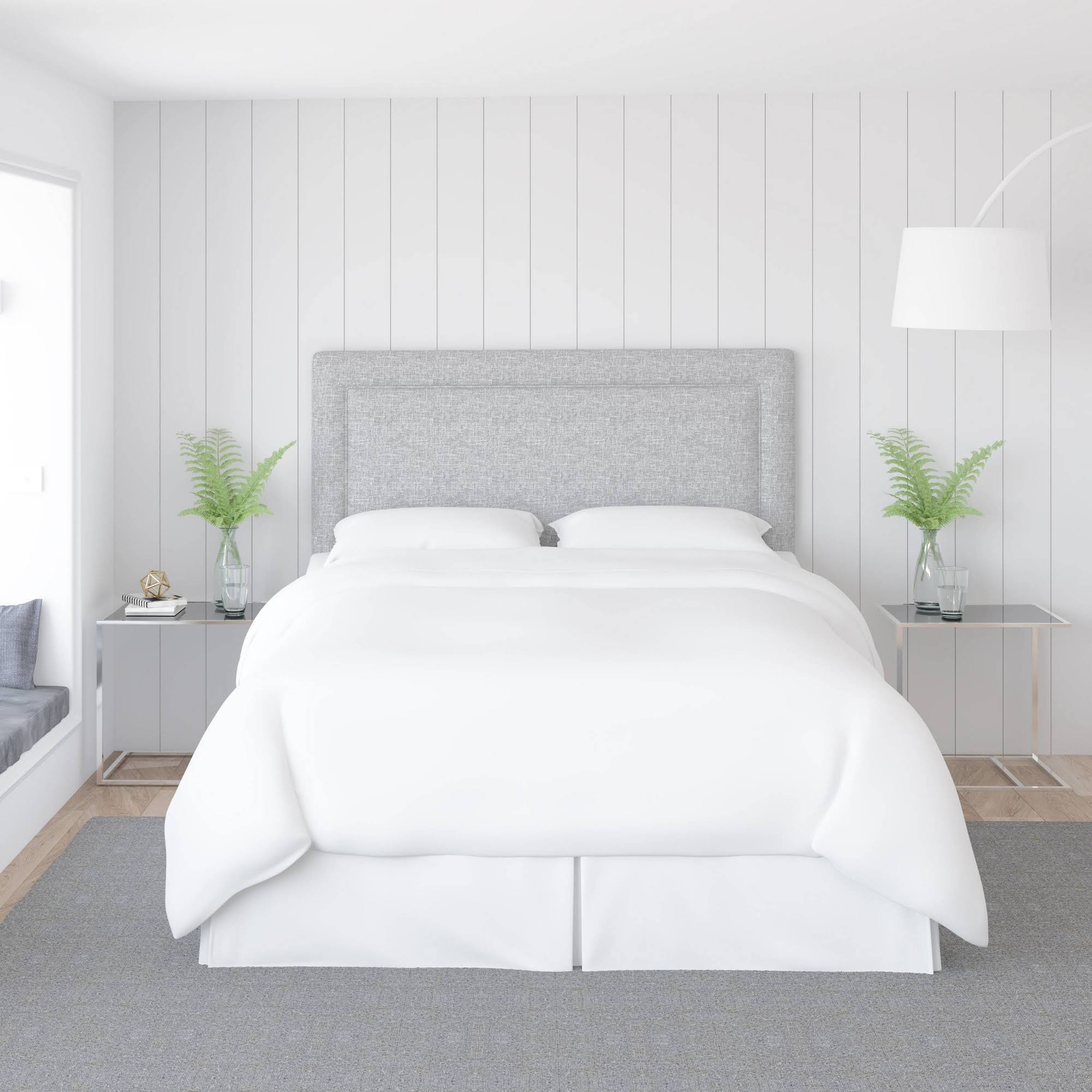Border Headboard Pumice King Skyline Furniture