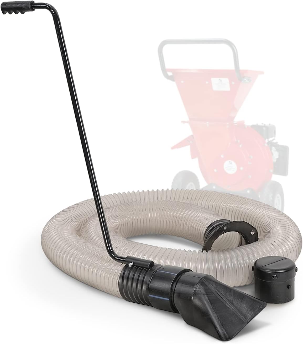 G Wood Chipper Shredder Mulcher Leaf Vacuum Kit 4 Inch x 10 Foot Heavy Duty Accessory for GreatCircle (B075SG6372), Landworks (B07JZH2FHW)
