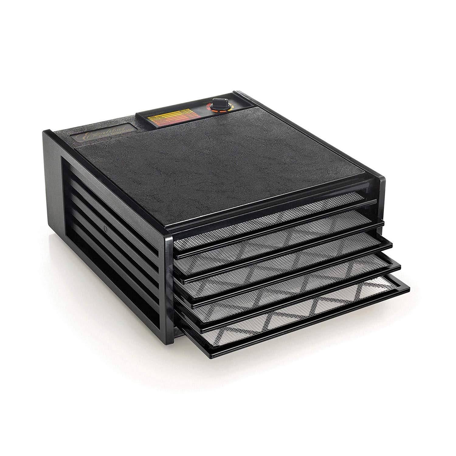 Excalibur 5 Tray Dehydrator, Black - 3500B