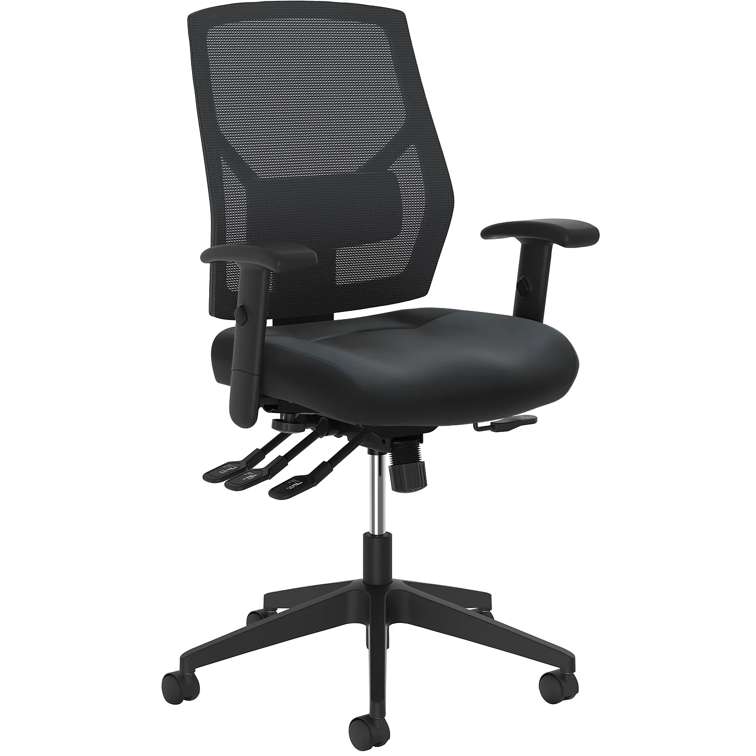HON Crio Mesh/Bonded Leather High-Back Task Chair Black (BSXVL582SB11T)