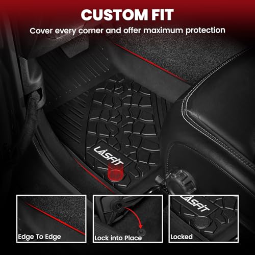 LASFIT Floor Mats & Trunk Mat for Jeep Grand Cherokee 2022-2025 5-Seat (Include 4xe, NOT for L)