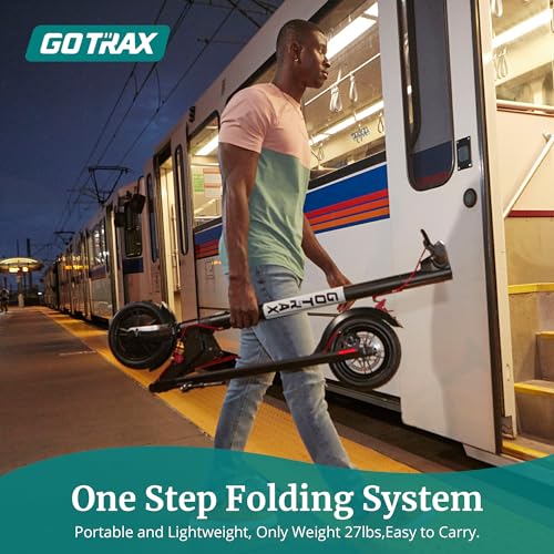 Gotrax GXL V2 Electric Scooter, 8.5" Solid Tire, Max 9 Mile and 15.5Mph Speed Power by 250W Motor, Lightweight 25.95lb