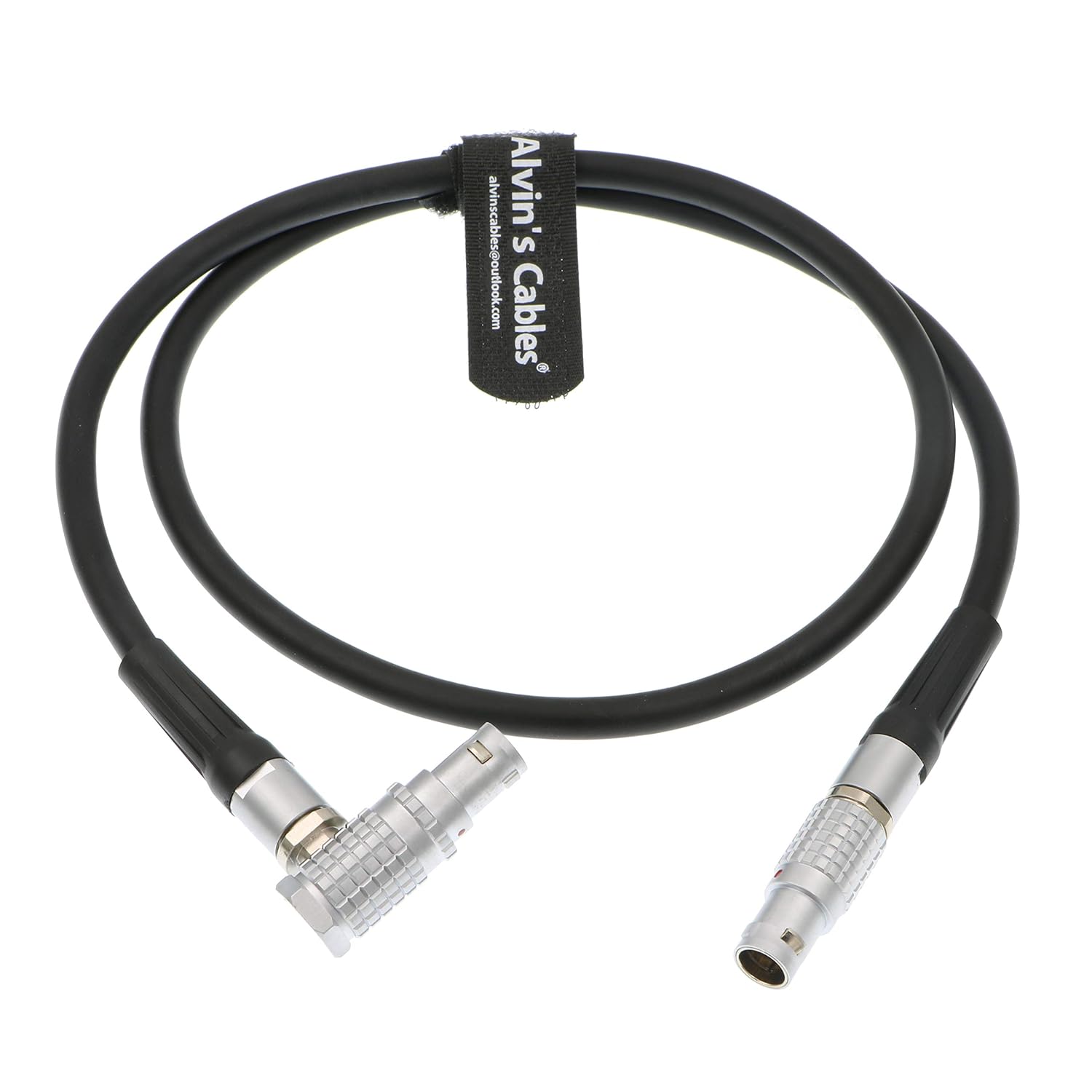 Alvin's Cables 16 Pin Super Flexible Thin LCD EVF Cable for Red Epic Right Angle to Straight