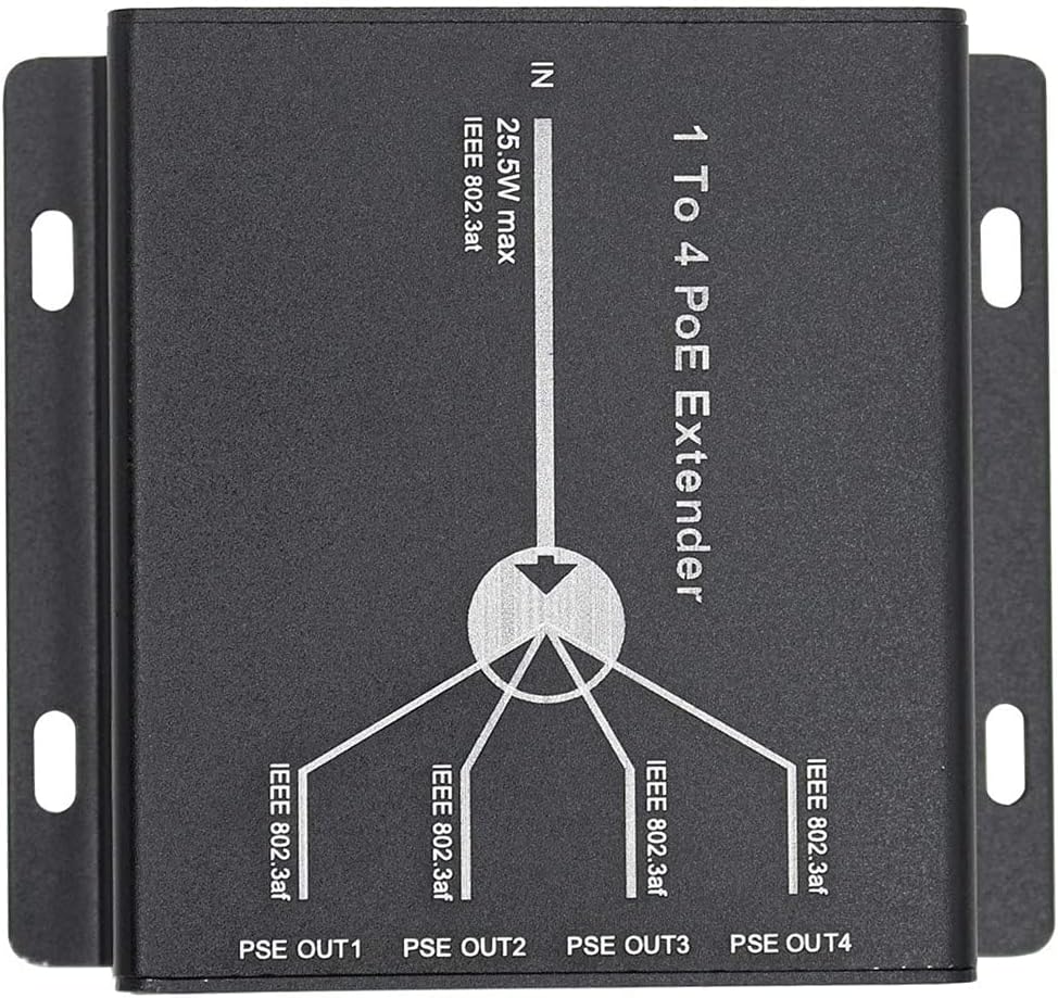 BeElion PoE Extender Ethernet Repeater 10/100Mbps