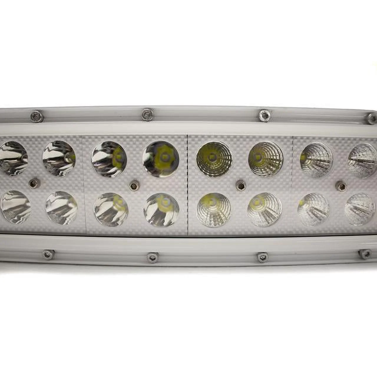Race Sport MS180WW-WA - New - 30inch Marine Grade Wrap Around White Shell Light Bar with 180-Watt 60 x 3W High Intensity OSRAM LEDs
