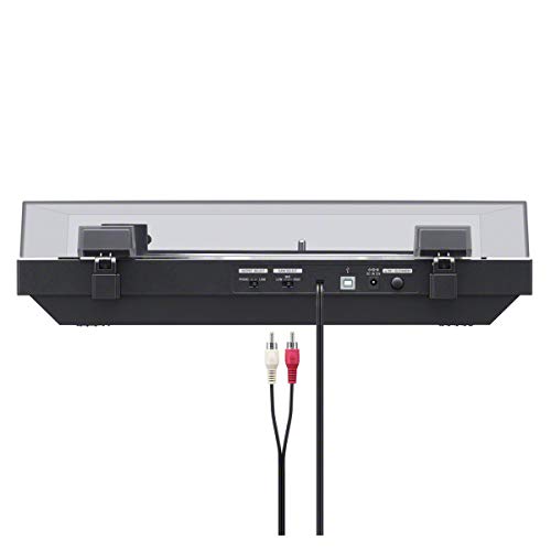 Sony PS-LX310BT Belt Drive Turntable: Fully Automatic Wireless Vinyl Record Player with Bluetooth and USB Output Black