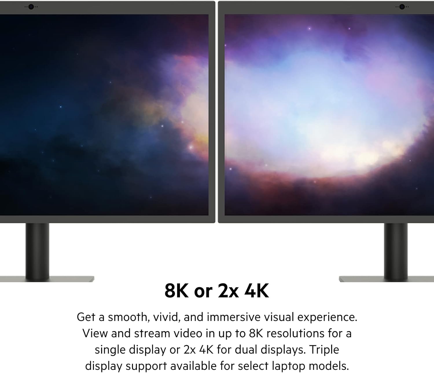 Belkin Thunderbolt 4 Dock Pro, Single 8K @ 60hz, Dual 4K Display Compatible, 2 x Thunderbolt 4 Port, 2 x HDMI Port, 90W Power Delivery PD