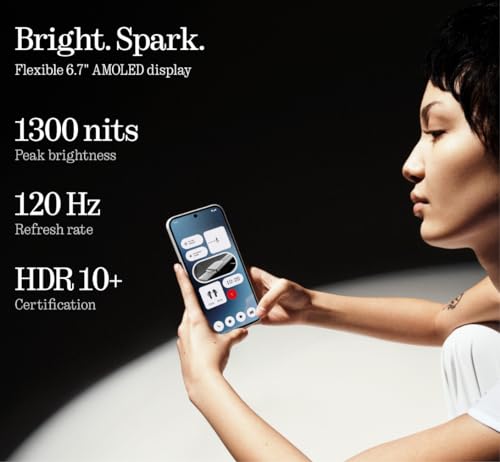 Nothing Phone (2a) Smartphone Unlocked 5G Android Phone Dimensity 7200 Pro, 50MP Dual Camera Cell Phone, 6.7'' AMOLED Display