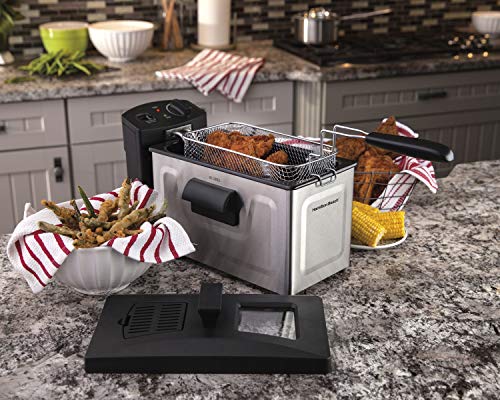 Hamilton Beach Deep Fryer, Frying Basket with Hooks