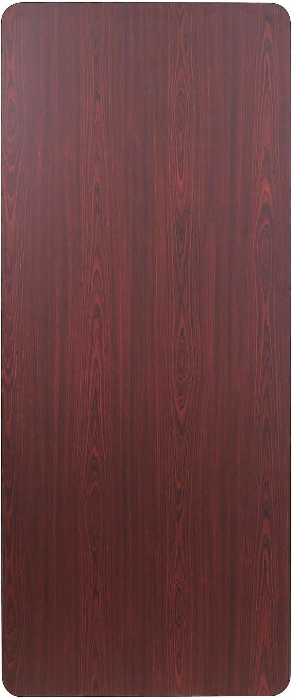 Frankie 6-Foot Mahogany Melamine Laminate Folding Banquet Table