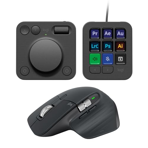 Logitech MX Keys S Combo - Performance Wireless Keyboard and Mouse with Palm Rest, Customizable Illumination, Fast Scrolling, Bluetooth, USB C