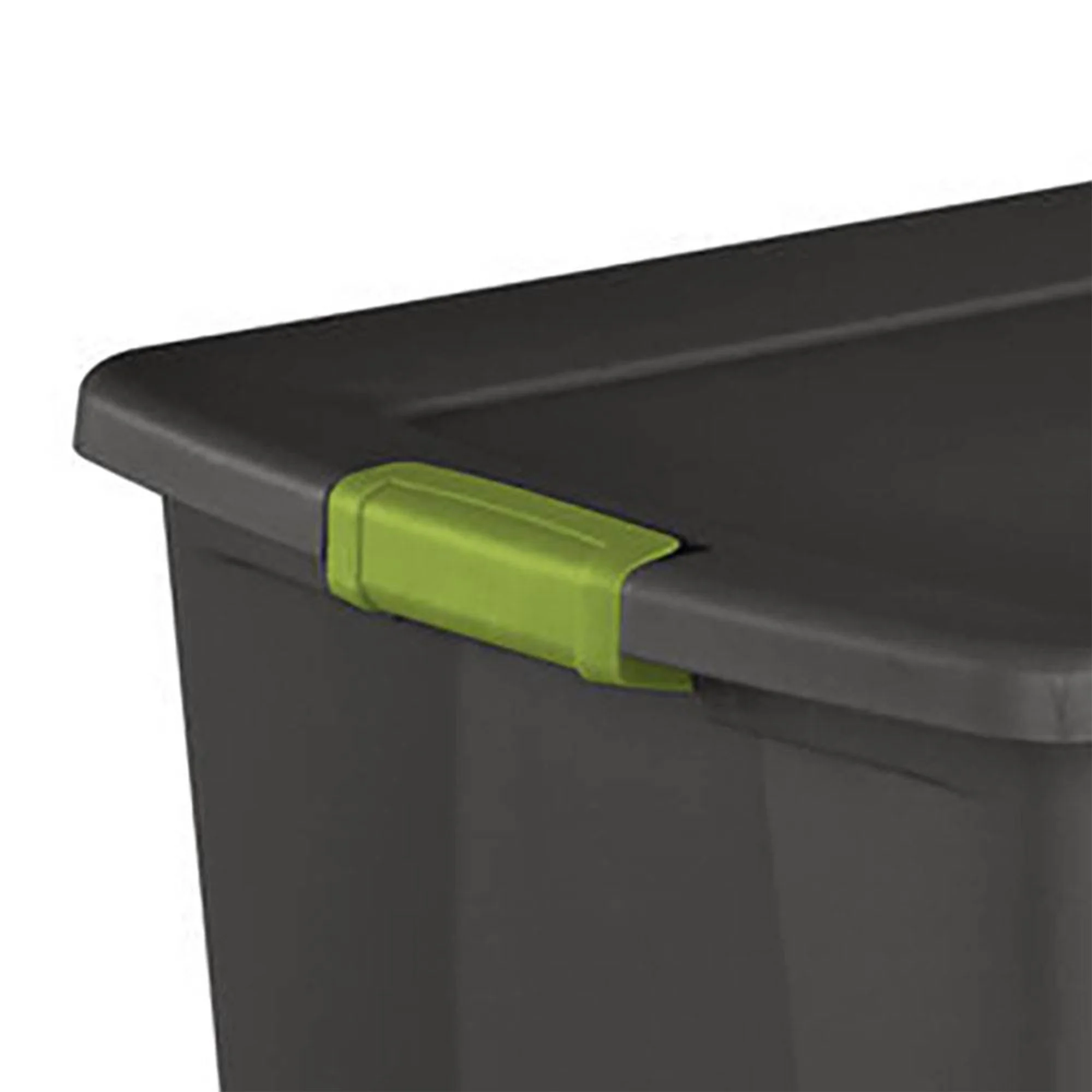 Sterilite 35 Gallon Storage Tote Box with Latching Container Lid, (16 Pack)
