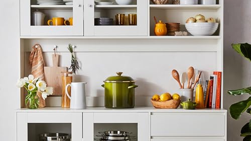 Le Creuset Enamel on Steel Stockpot, 10 qt., Olive