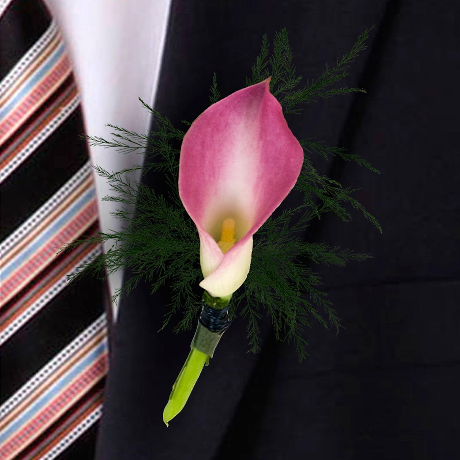 Wedding Collection Bright, Corsage and Boutonniere (12 Pieces)