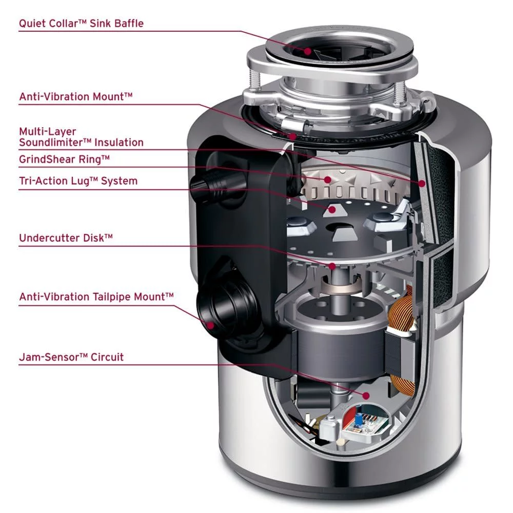 In-Sink-Erator Excel Garbage Disposer w/C 1 Hp EXCELW/CORD
