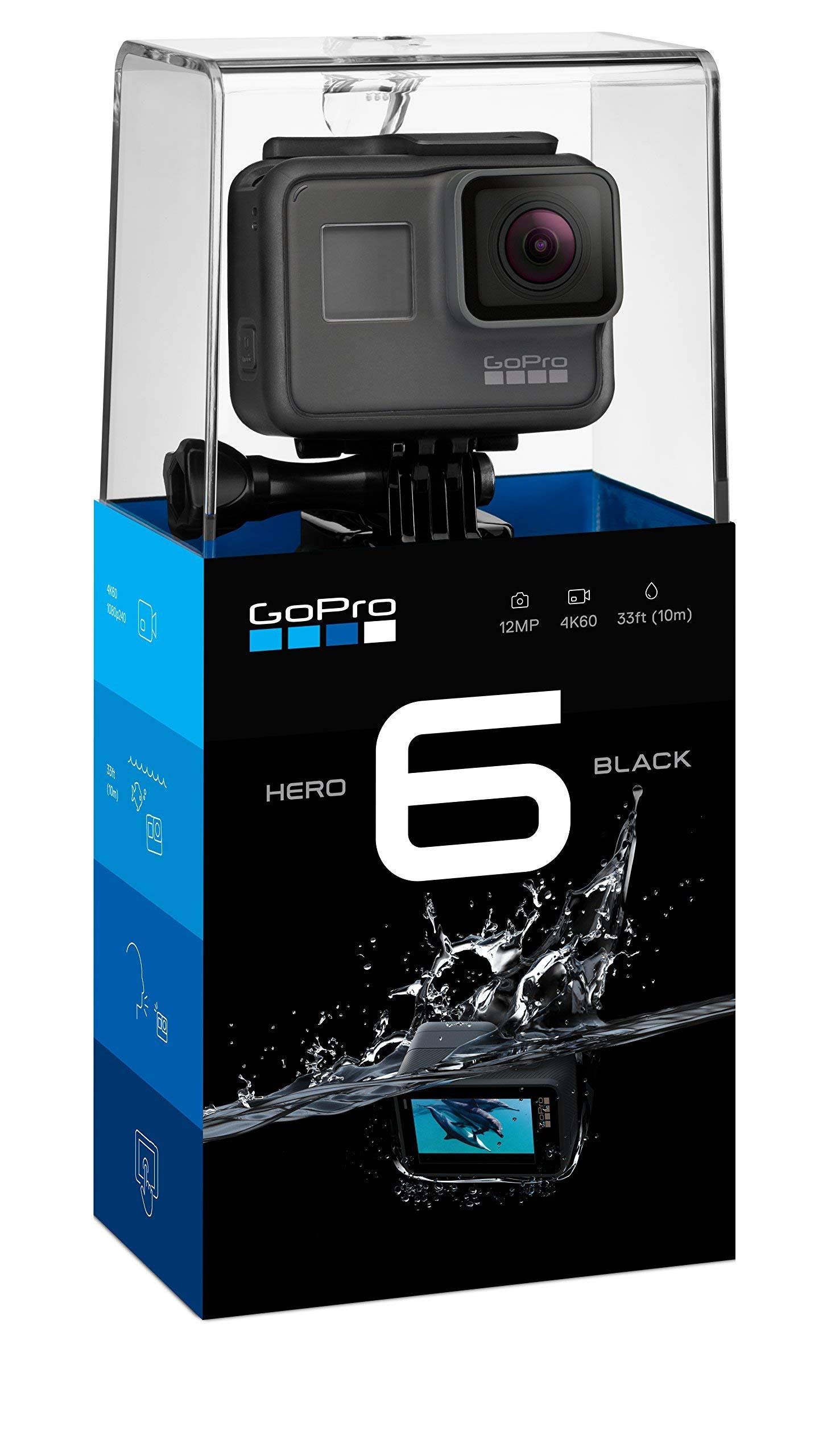 GoPro HERO6 Black 12.0 MP Ultra HD Action Camera - 4K