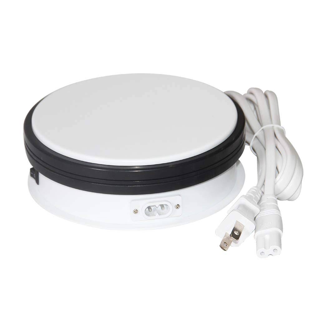 Offex Electric Motorized 360 Degree Rotating Display Turntable with AC 110V, US Plug Cord, 25s/r, 15 kg Capacity for Theme Exhib