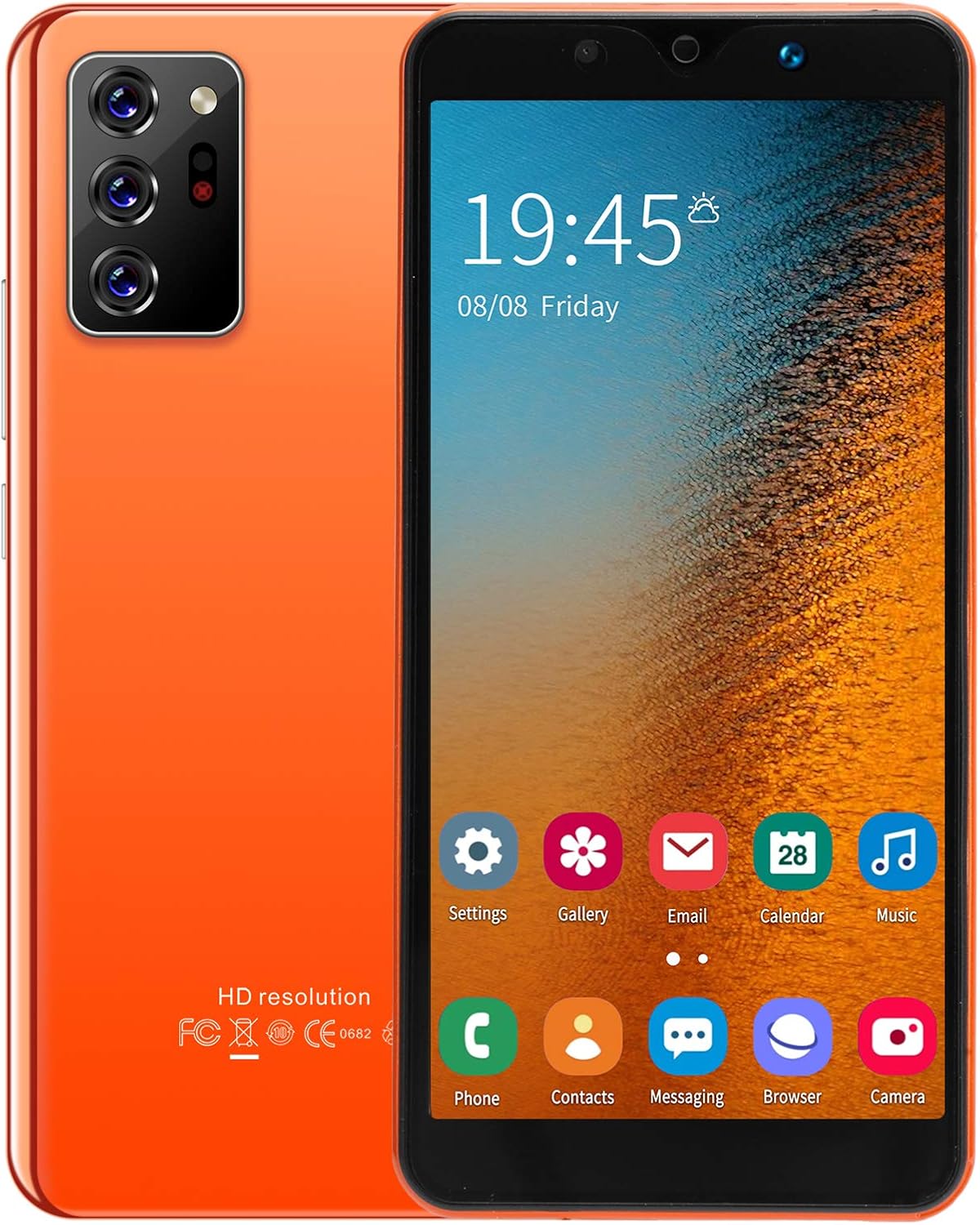 Unlocked Smartphones,Note30 Plus 5.72in Dual SIM Unlocked Cell Phone,1GB RAM + 8GB ROM,2MP+5MP Dual Camera