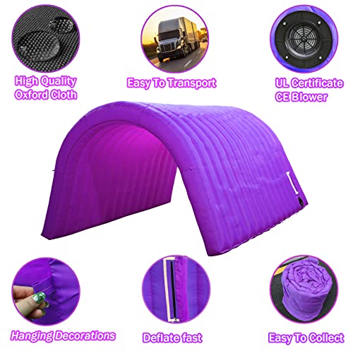 Inflatable Tunnel Sports Tunnel Entrance with Blower Football Tunnel Tent Entryway for Business Advertise Party Exhibition Promotion Street,Shop