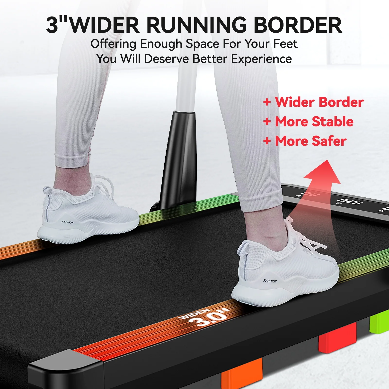 Pooboo 2 in 1 Under Desk Treadmill Black 2.5HP Folding Treadmill Walking Jogging Machine with App & Remote Control Led Touch Screen Walking Pad for