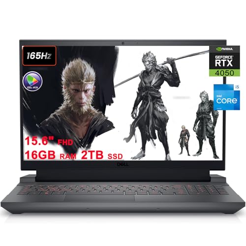 DELL G15 5530 Gaming Laptop 15.6" FHD 165Hz (100% sRGB, 3ms
