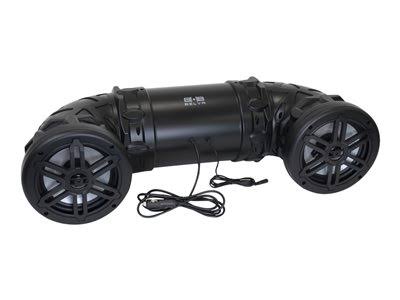 Belva BPS8RGB 600 Watt Bluetooth Enabled Dual 8-Inch ATV/UTV/Powersports Sound System with LED Lights and Remote