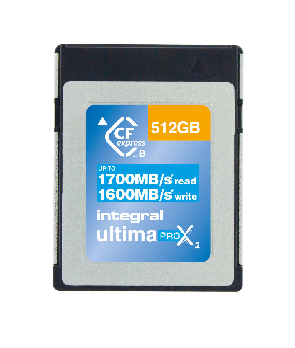 Integral 512GB, CFexpress Memory Card TypeB 2.0, 1700*11322x Read,1600 Write