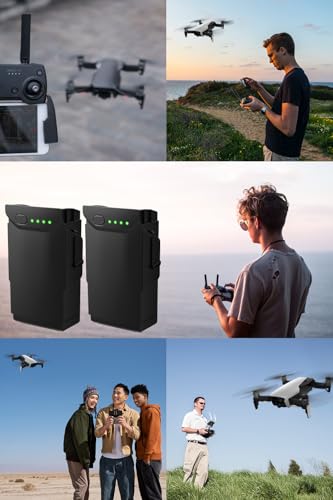 Mavic Air Battery 2 Pack, 2375mAh Intelligent Flight Batteries Compatible with DJI Mavic Air Drone Battery, 21 Minutes Max Flight