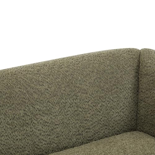 Christopher Knight Home Almab 82 Inches Sofa Couch, Cozy Boucle Upholstered 3-Seater Sofa, Wood Frame Couch, Comfy Couches for Living Room and Office